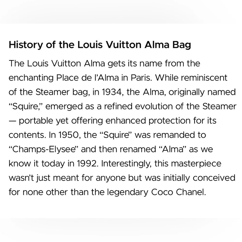 Louis Vuitton Alma bag with COA from legitgrails